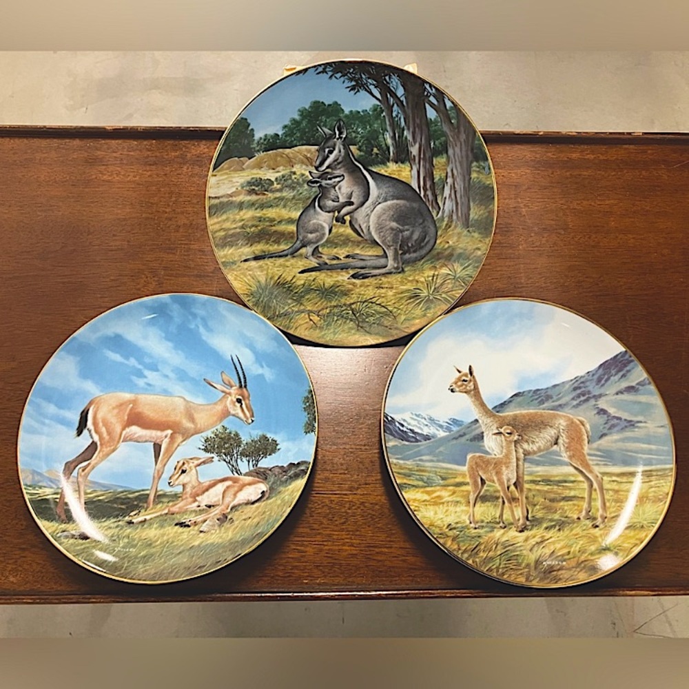 Will Nelson Decorative Plates “The Endengered Species” 1990-1993 Editions